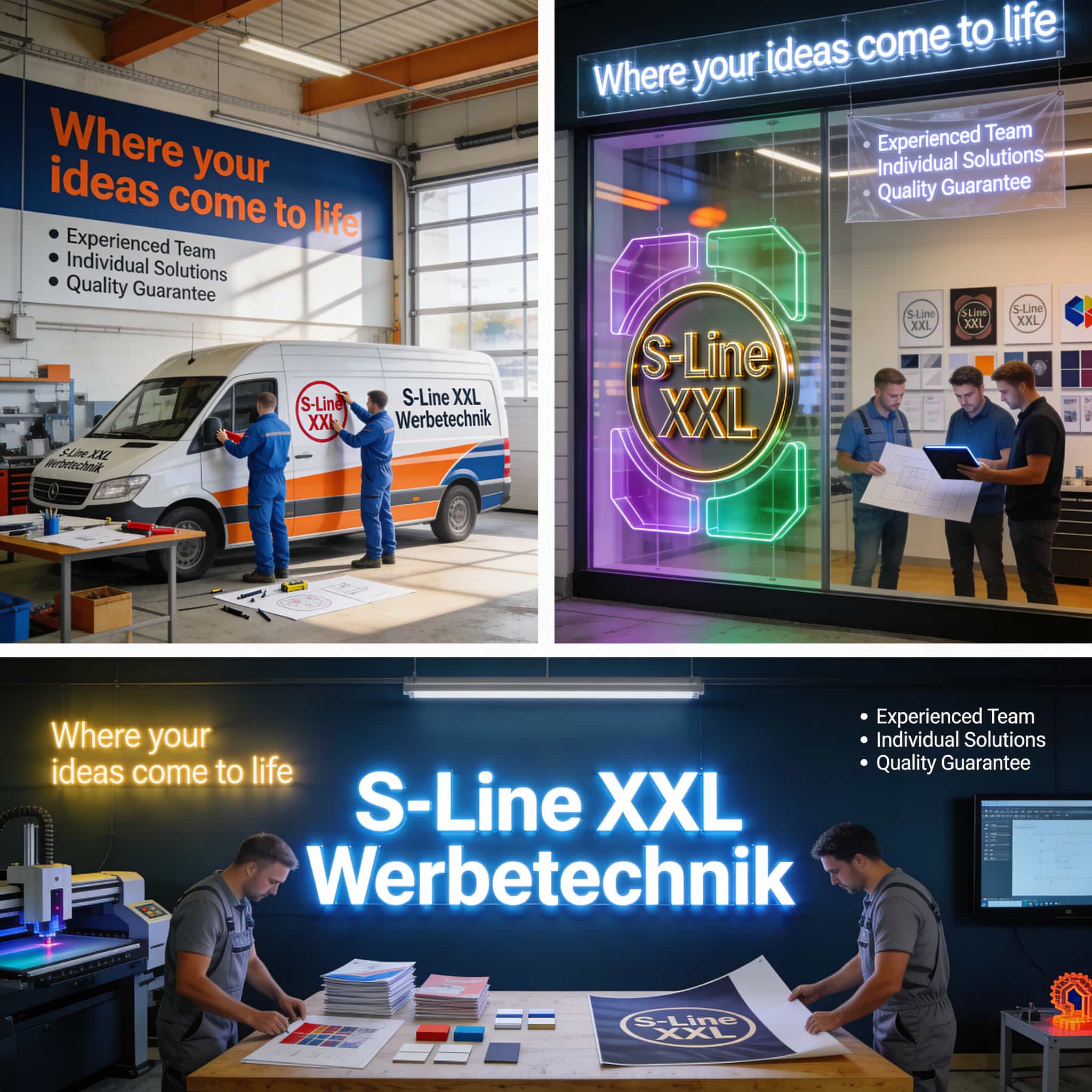 Willkommen bei S-Line XXL Werbetechnik